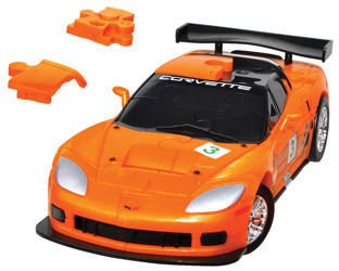 Puzzle 3D CARS - Corvette C6R - poziom 3/4