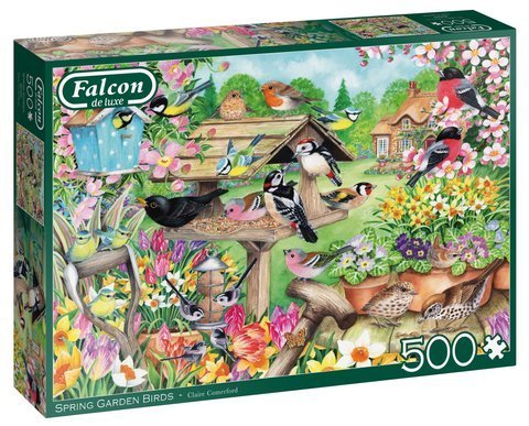 Puzzle 500 el. FALCON Karmnik dla ptaków wiosną