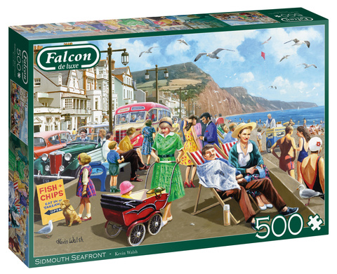Puzzle 500 el. FALCON Wybrzeże w Sidmouth / Anglia