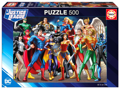 Puzzle 500 el. Liga Sprawiedliwości