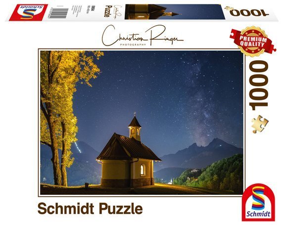 PQ Puzzle 1000 el. CHRISTIAN RINGER Kościół w Lockstein / Niemcy