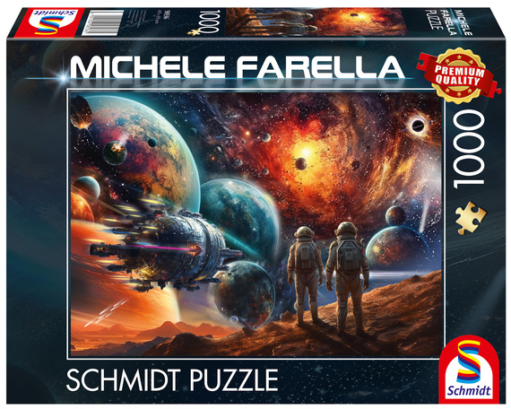 PQ Puzzle 1000 el. MICHELE FARELLA Kosmiczna podróż