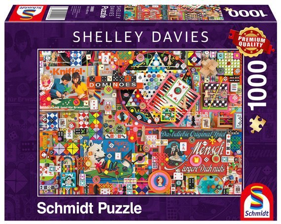 PQ Puzzle 1000 el. SHELLEY DAVIES Gry planszowe Retro
