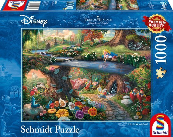 PQ Puzzle 1000 el. THOMAS KINKADE Alicja w Krainie Czarów (Disney)