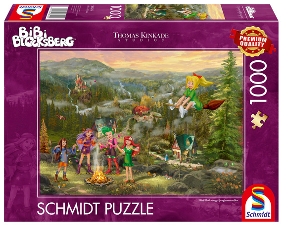 PQ Puzzle 1000 el. THOMAS KINKADE Bibi Blocksberg