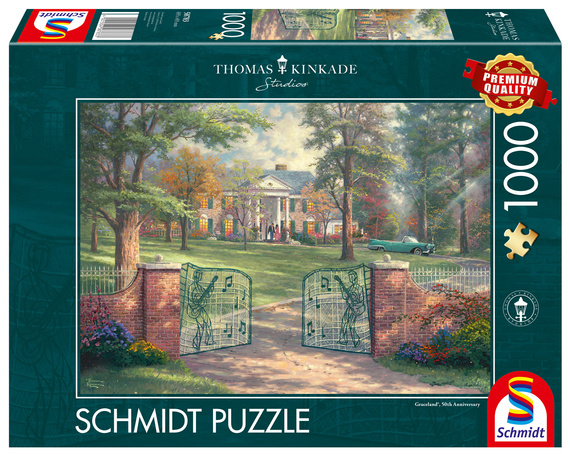 PQ Puzzle 1000 el. THOMAS KINKADE Graceland latem