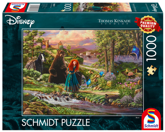 PQ Puzzle 1000 el. THOMAS KINKADE Merida Waleczna (Disney)