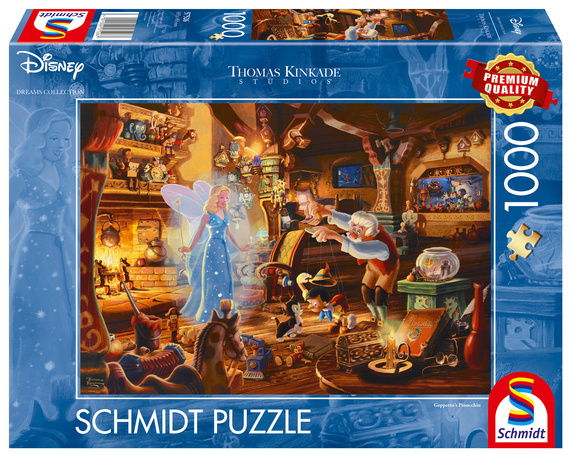 PQ Puzzle 1000 el. THOMAS KINKADE Pinokio (Disney)