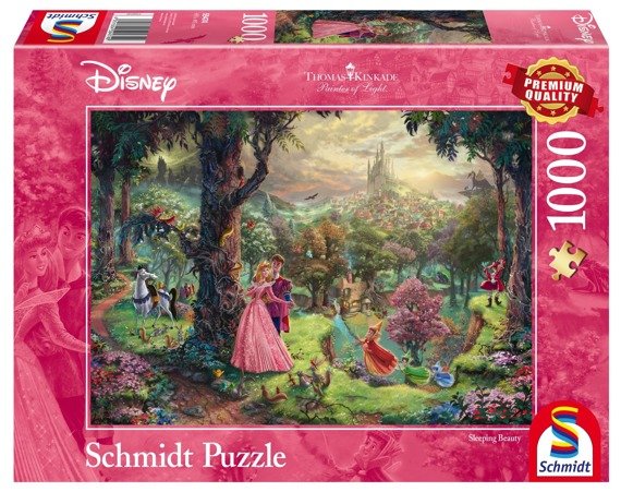 PQ Puzzle 1000 el. THOMAS KINKADE Śpiąca Królewna (Disney)