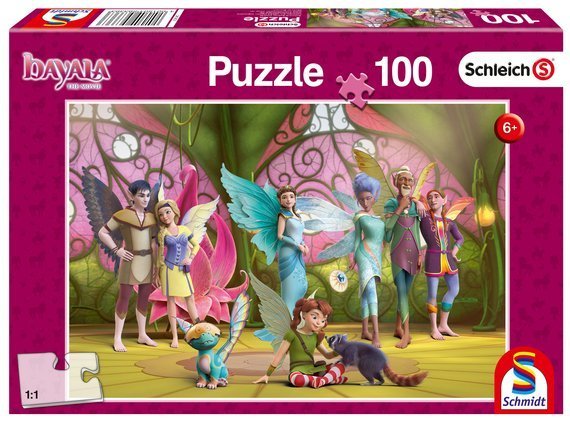 Puzzle 100 el. SCHLEICH / BAYALA Królowa Eleya i przyjaciele