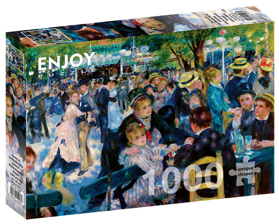 Puzzle 1000 el. Bal w Moulin de la Galette, Auguste Renoir