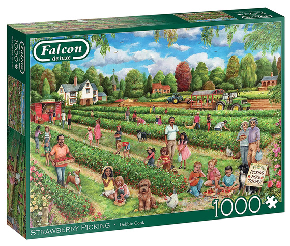 Puzzle 1000 el. FALCON Zbieranie truskawek
