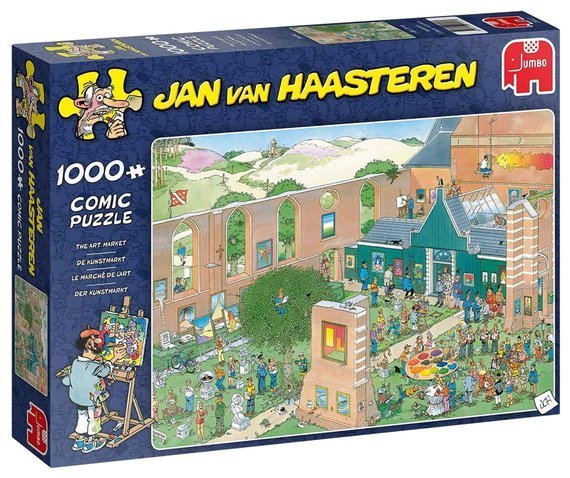 Puzzle 1000 el. JAN VAN HAASTEREN Wystawa dzieł sztuki