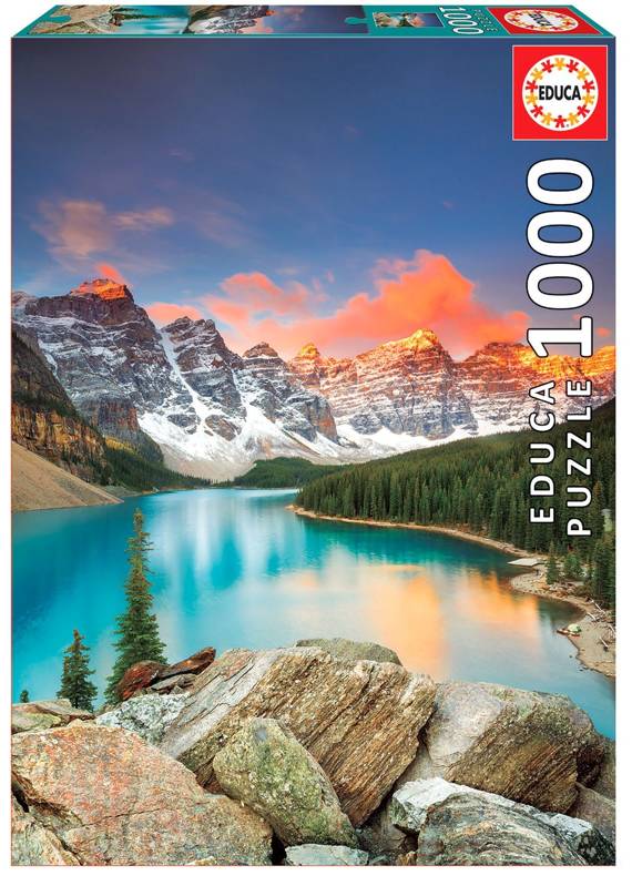 Puzzle 1000 el. Jezioro Moraine / Kanada
