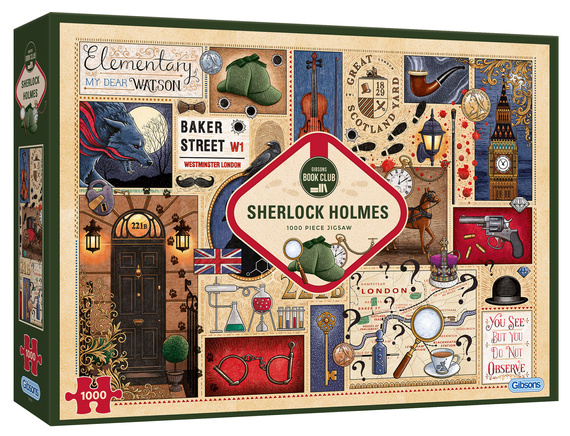 Puzzle 1000 el. Klub Książki: Sherlock Holmes