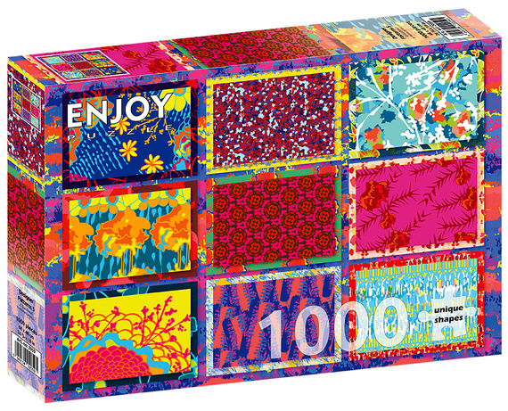 Puzzle 1000 el. Kolorowe wzory 5