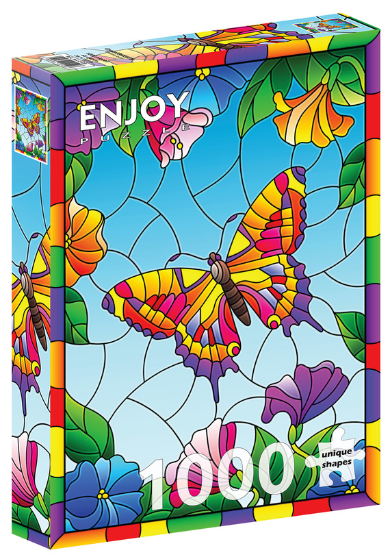 Puzzle 1000 el. Kryształowy motyl