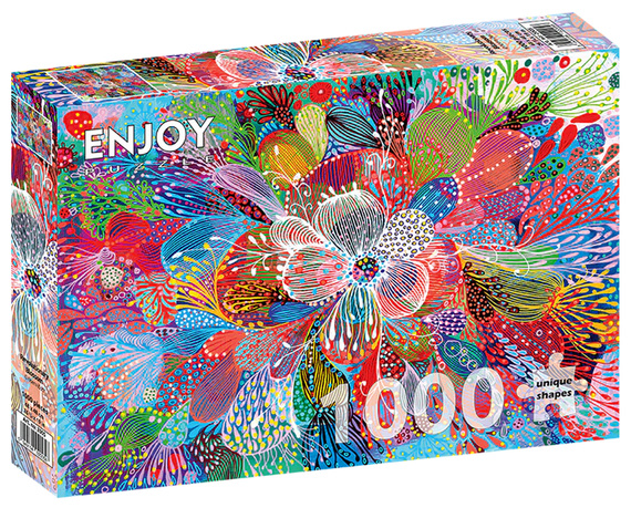 Puzzle 1000 el. Kwitnący chaos