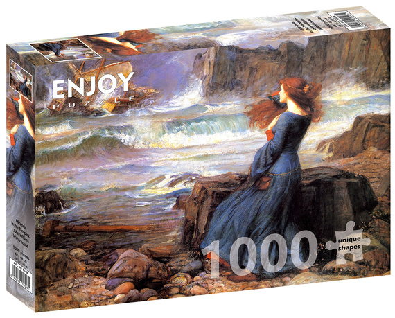 Puzzle 1000 el. Miranda / Burza, John William Waterhouse