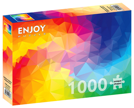 Puzzle 1000 el. Poligonalny kolorowy gradient