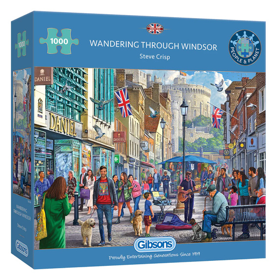 Puzzle 1000 el. Spacer przez Windsor