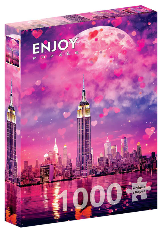 Puzzle 1000 el. Walentynki w Nowym Jorku