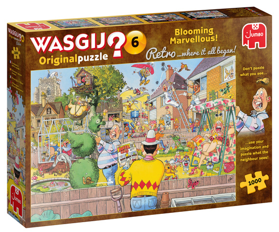 Puzzle 1000 el. Wasgij Original Retro 6 - Cudowny ogród