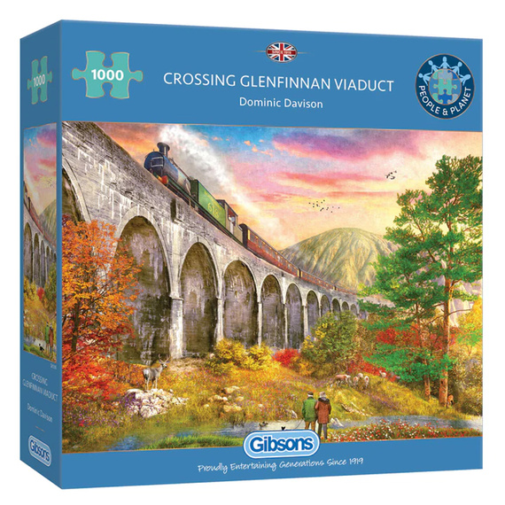 Puzzle 1000 el. Wiadukt Glenfinnan / Szkocja