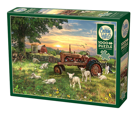 Puzzle 1000 el. Wschód słońca na wsi