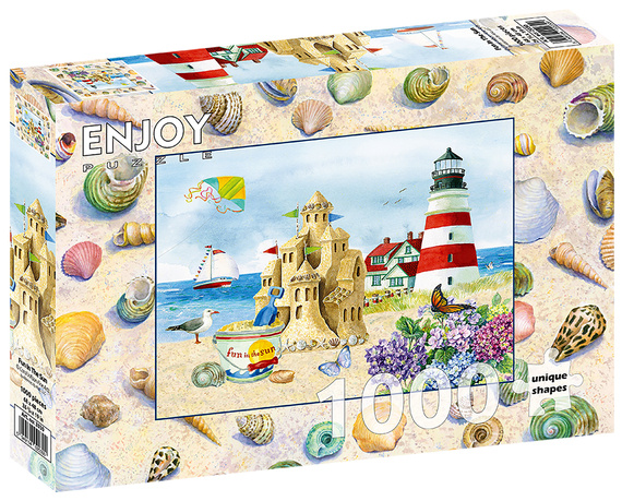 Puzzle 1000 el. Zabawa na plaży