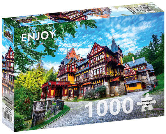 Puzzle 1000 el. Zamek Pelisor / Sinaia / Rumunia