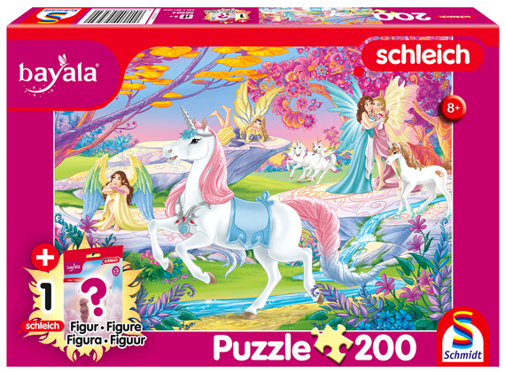 Puzzle 200 el. SCHLEICH / BAYALA Magiczna kraina + figurka