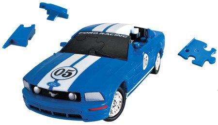 Puzzle 3D CARS - Ford Mustang - poziom 3/4