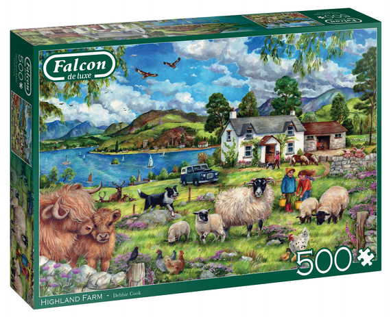 Puzzle 500 el. FALCON Farma w górach