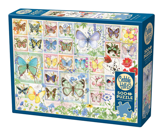 Puzzle 500 el. Kolorowe motyle